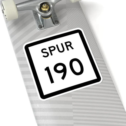Texas Spur 190 (Texas) (Road Sign) STICKER Vinyl Kiss-Cut Decal - The Sticker Space