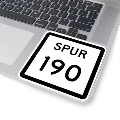 Texas Spur 190 (Texas) (Road Sign) STICKER Vinyl Kiss-Cut Decal - The Sticker Space