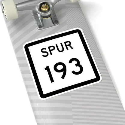 Texas Spur 193 (Texas) (Road Sign) STICKER Vinyl Kiss-Cut Decal - The Sticker Space