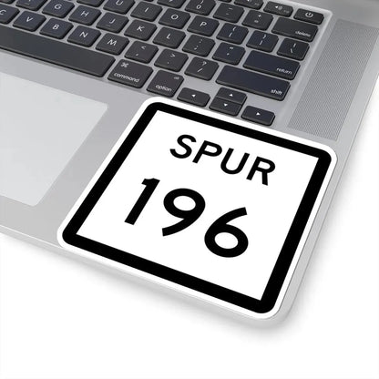Texas Spur 196 (Texas) (Road Sign) STICKER Vinyl Kiss-Cut Decal - The Sticker Space