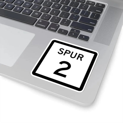 Texas Spur 2 (Texas) (Road Sign) STICKER Vinyl Kiss-Cut Decal - The Sticker Space