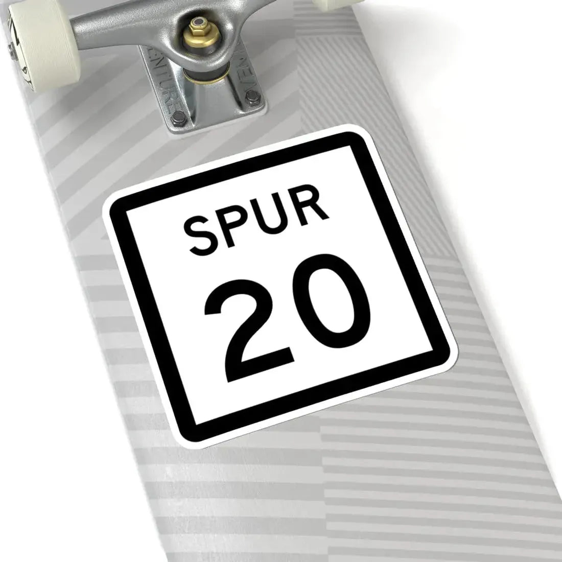 Texas Spur 20 (Texas) (Road Sign) STICKER Vinyl Kiss-Cut Decal - The Sticker Space