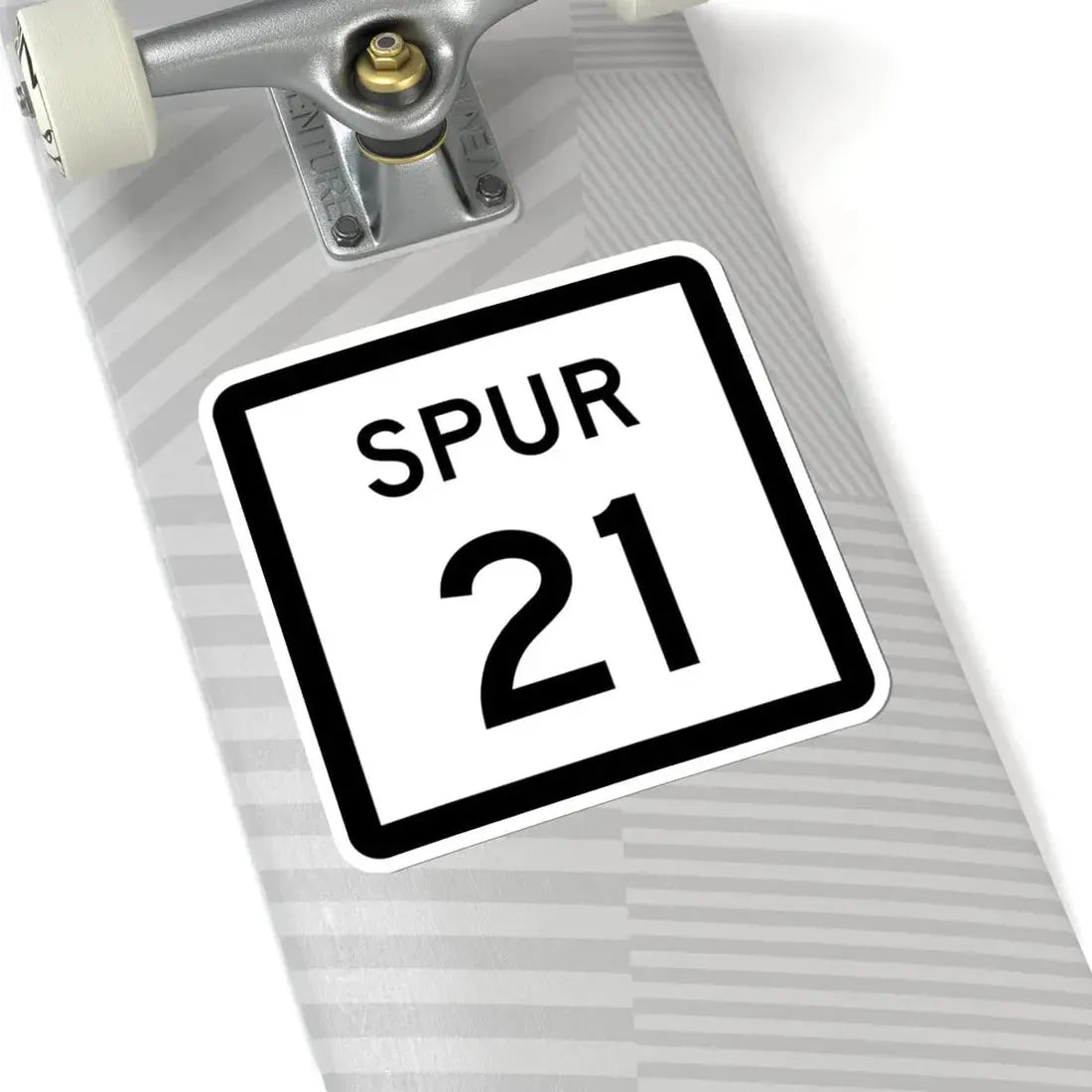 Texas Spur 21 (Texas) (Road Sign) STICKER Vinyl Kiss-Cut Decal - The Sticker Space