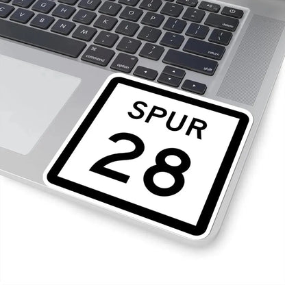 Texas Spur 28 (Texas) (Road Sign) STICKER Vinyl Kiss-Cut Decal - The Sticker Space