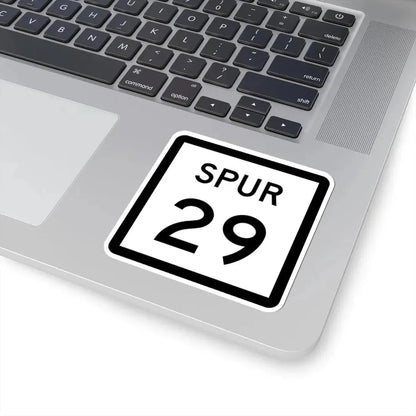 Texas Spur 29 (Texas) (Road Sign) STICKER Vinyl Kiss-Cut Decal - The Sticker Space