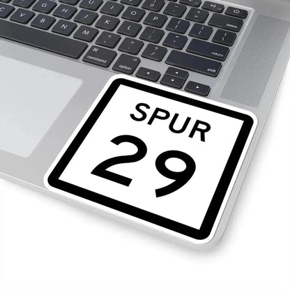 Texas Spur 29 (Texas) (Road Sign) STICKER Vinyl Kiss-Cut Decal - The Sticker Space