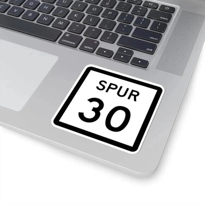 Texas Spur 30 (Texas) (Road Sign) STICKER Vinyl Kiss-Cut Decal - The Sticker Space