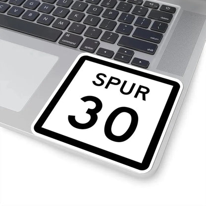 Texas Spur 30 (Texas) (Road Sign) STICKER Vinyl Kiss-Cut Decal - The Sticker Space