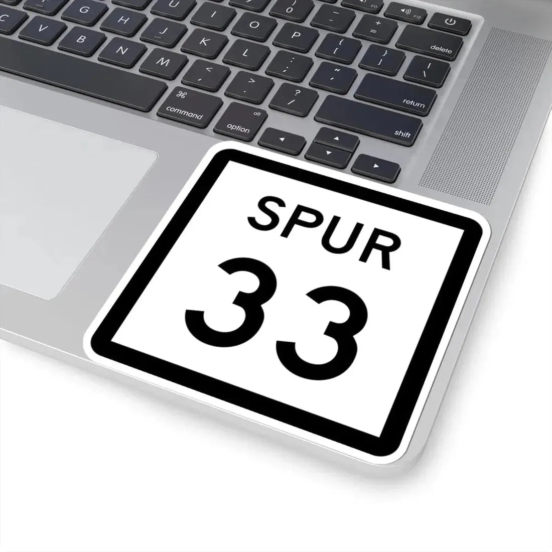 Texas Spur 33 (Texas) (Road Sign) STICKER Vinyl Kiss-Cut Decal - The Sticker Space