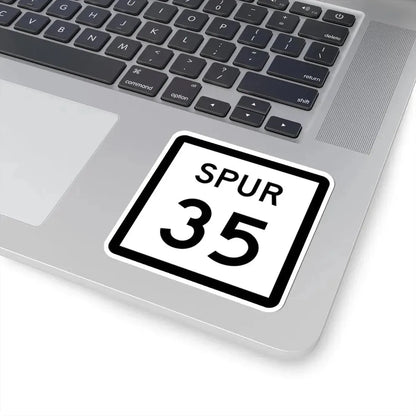 Texas Spur 35 (Texas) (Road Sign) STICKER Vinyl Kiss-Cut Decal - The Sticker Space