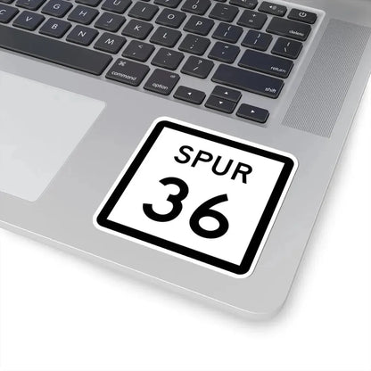 Texas Spur 36 (Texas) (Road Sign) STICKER Vinyl Kiss-Cut Decal - The Sticker Space