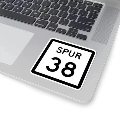 Texas Spur 38 (Texas) (Road Sign) STICKER Vinyl Kiss-Cut Decal - The Sticker Space