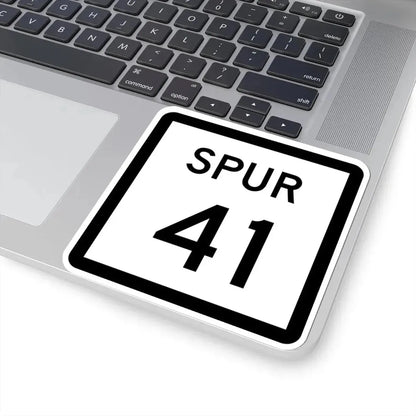 Texas Spur 41 (Texas) (Road Sign) STICKER Vinyl Kiss-Cut Decal - The Sticker Space