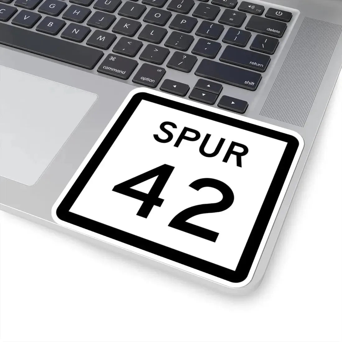 Texas Spur 42 (Texas) (Road Sign) STICKER Vinyl Kiss-Cut Decal - The Sticker Space