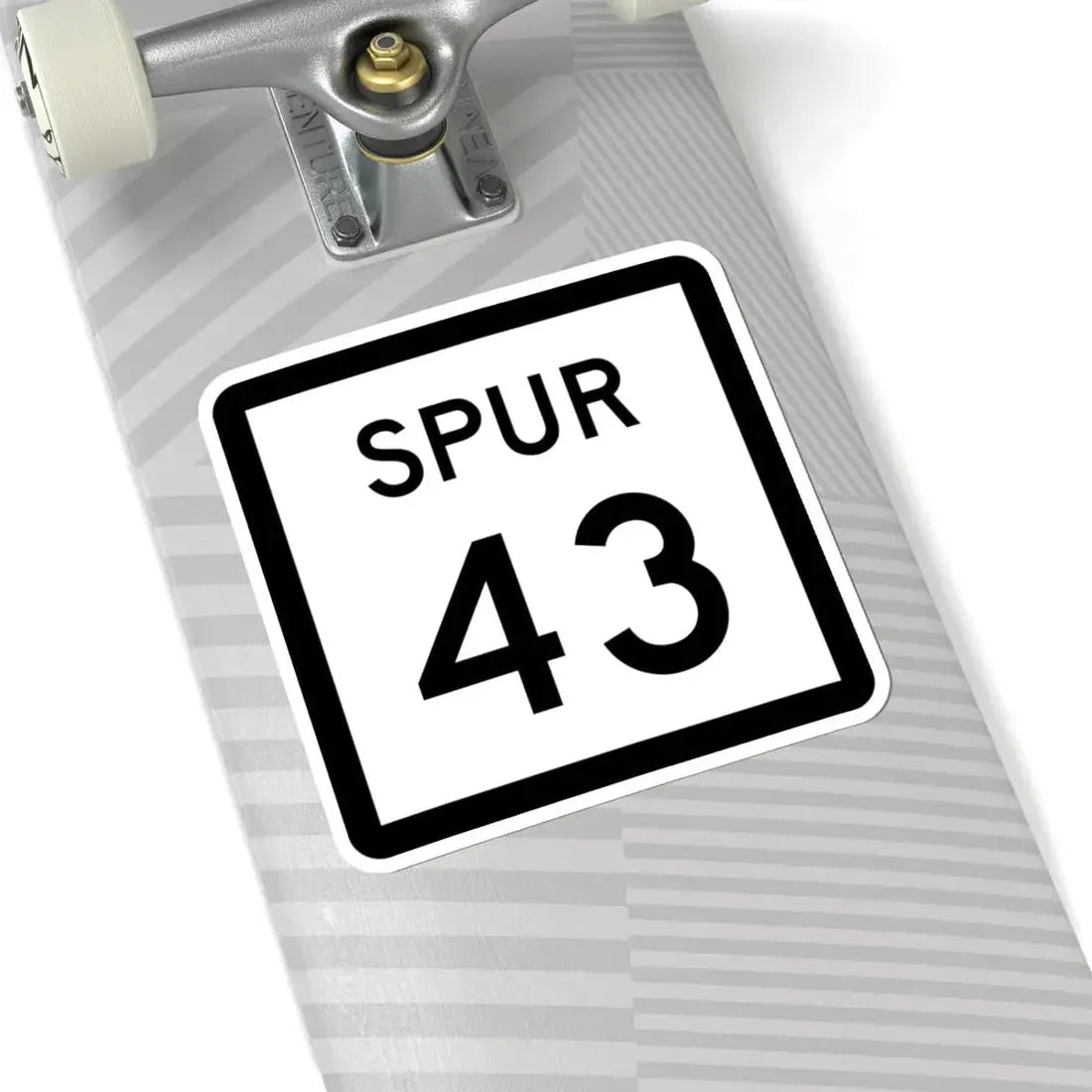 Texas Spur 43 (Texas) (Road Sign) STICKER Vinyl Kiss-Cut Decal - The Sticker Space