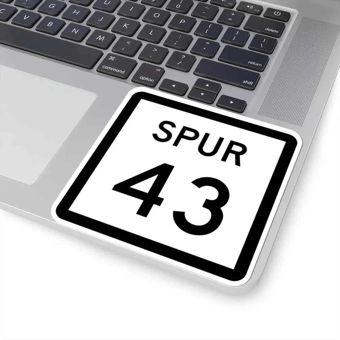 Texas Spur 43 (Texas) (Road Sign) STICKER Vinyl Kiss-Cut Decal - The Sticker Space