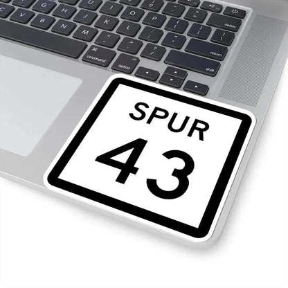 Texas Spur 43 (Texas) (Road Sign) STICKER Vinyl Kiss-Cut Decal - The Sticker Space