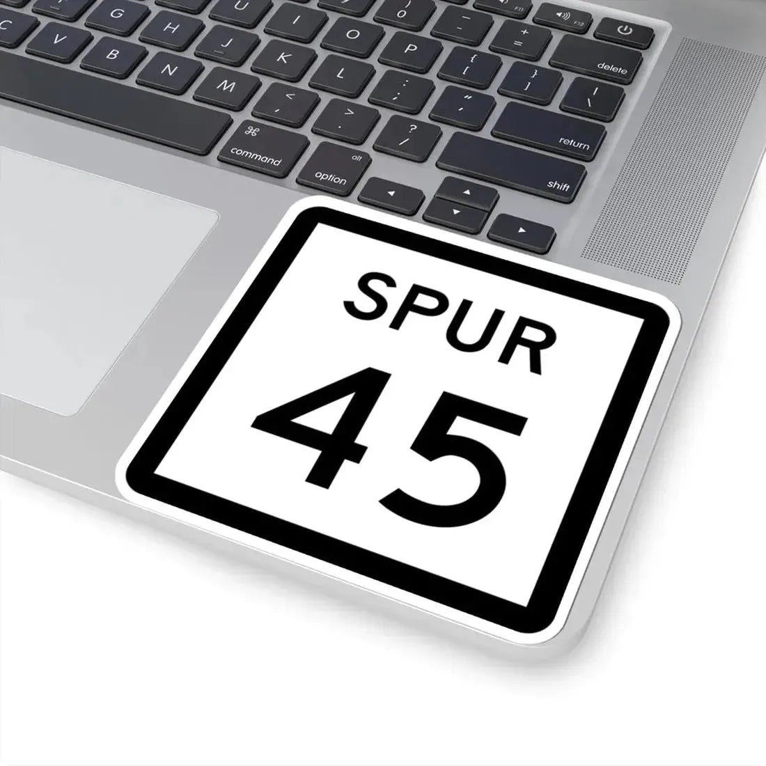 Texas Spur 45 (Texas) (Road Sign) STICKER Vinyl Kiss-Cut Decal - The Sticker Space