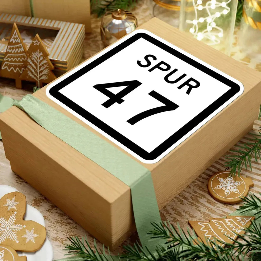 Texas Spur 47 (Texas) (Road Sign) STICKER Vinyl Kiss-Cut Decal - The Sticker Space