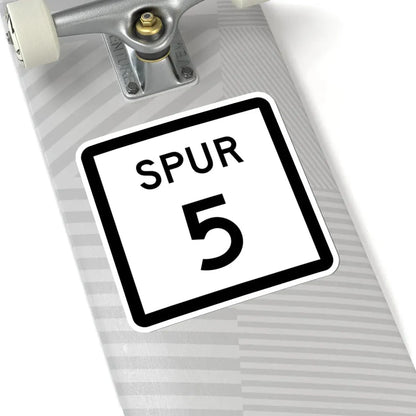 Texas Spur 5 (Texas) (Road Sign) STICKER Vinyl Kiss-Cut Decal - The Sticker Space
