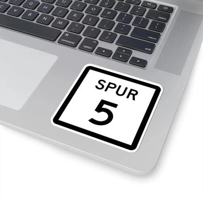 Texas Spur 5 (Texas) (Road Sign) STICKER Vinyl Kiss-Cut Decal - The Sticker Space
