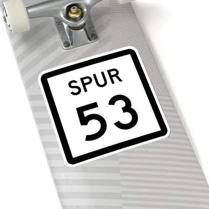 Texas Spur 53 (Texas) (Road Sign) STICKER Vinyl Kiss-Cut Decal - The Sticker Space