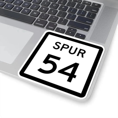 Texas Spur 54 (Texas) (Road Sign) STICKER Vinyl Kiss-Cut Decal - The Sticker Space