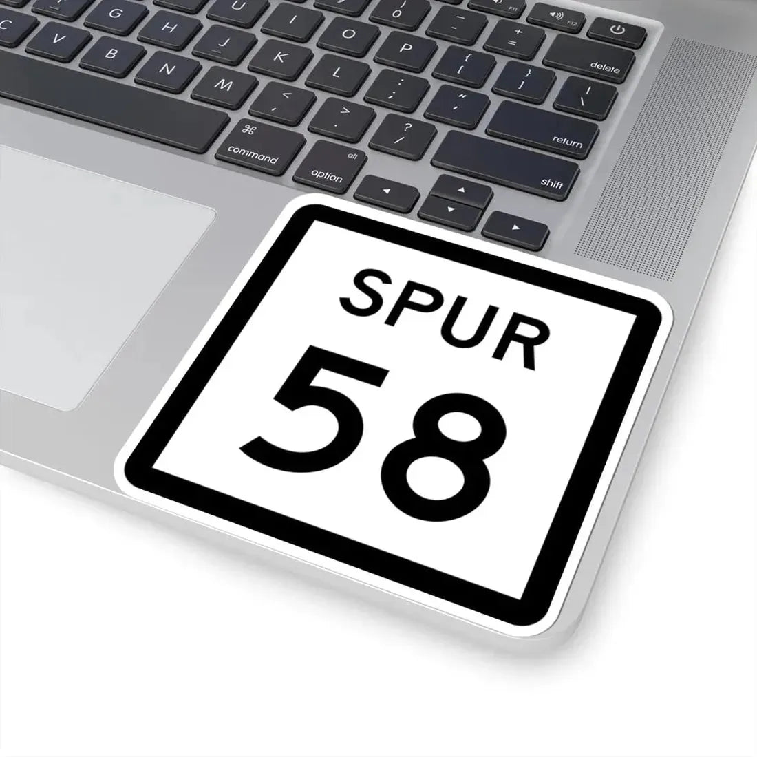 Texas Spur 58 Texas Road Sign STICKER Vinyl Kiss Cut Decal The texas-spur-58-texas-road-sign-sticker-vinyl-kiss-cut-decal-the
