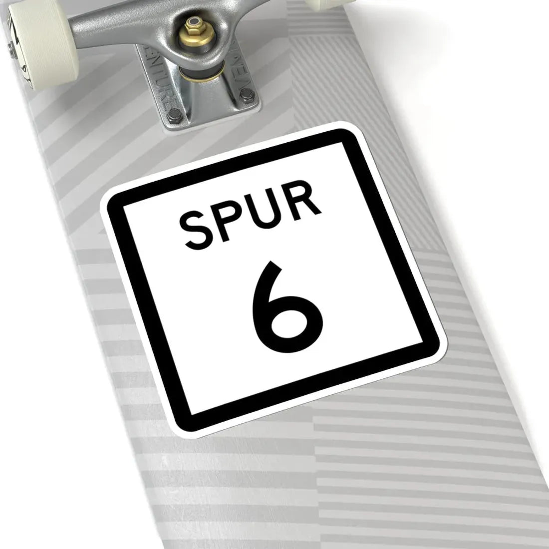 Texas Spur 6 (Texas) (Road Sign) STICKER Vinyl Kiss-Cut Decal - The Sticker Space