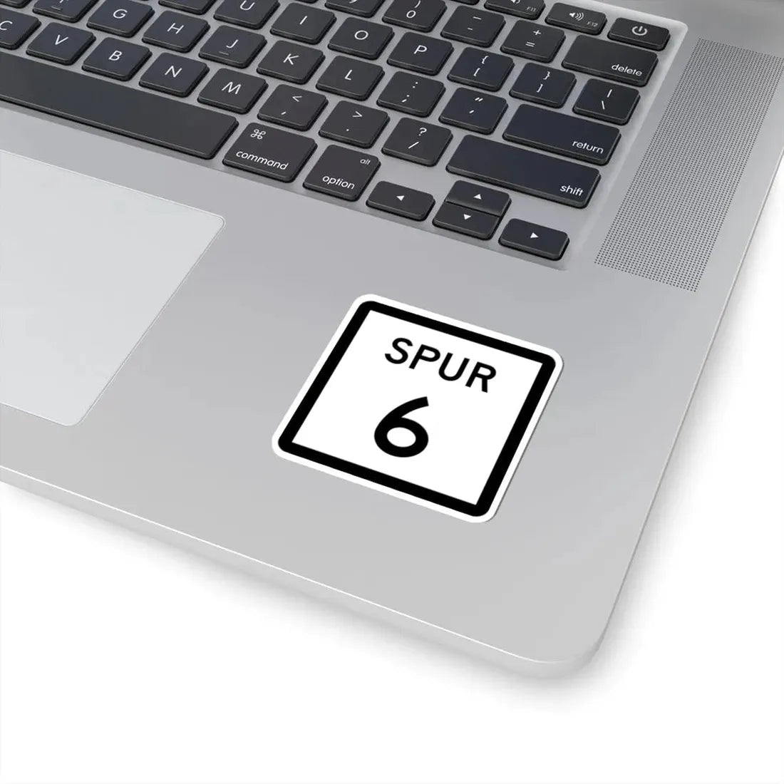 Texas Spur 6 (Texas) (Road Sign) STICKER Vinyl Kiss-Cut Decal - The Sticker Space