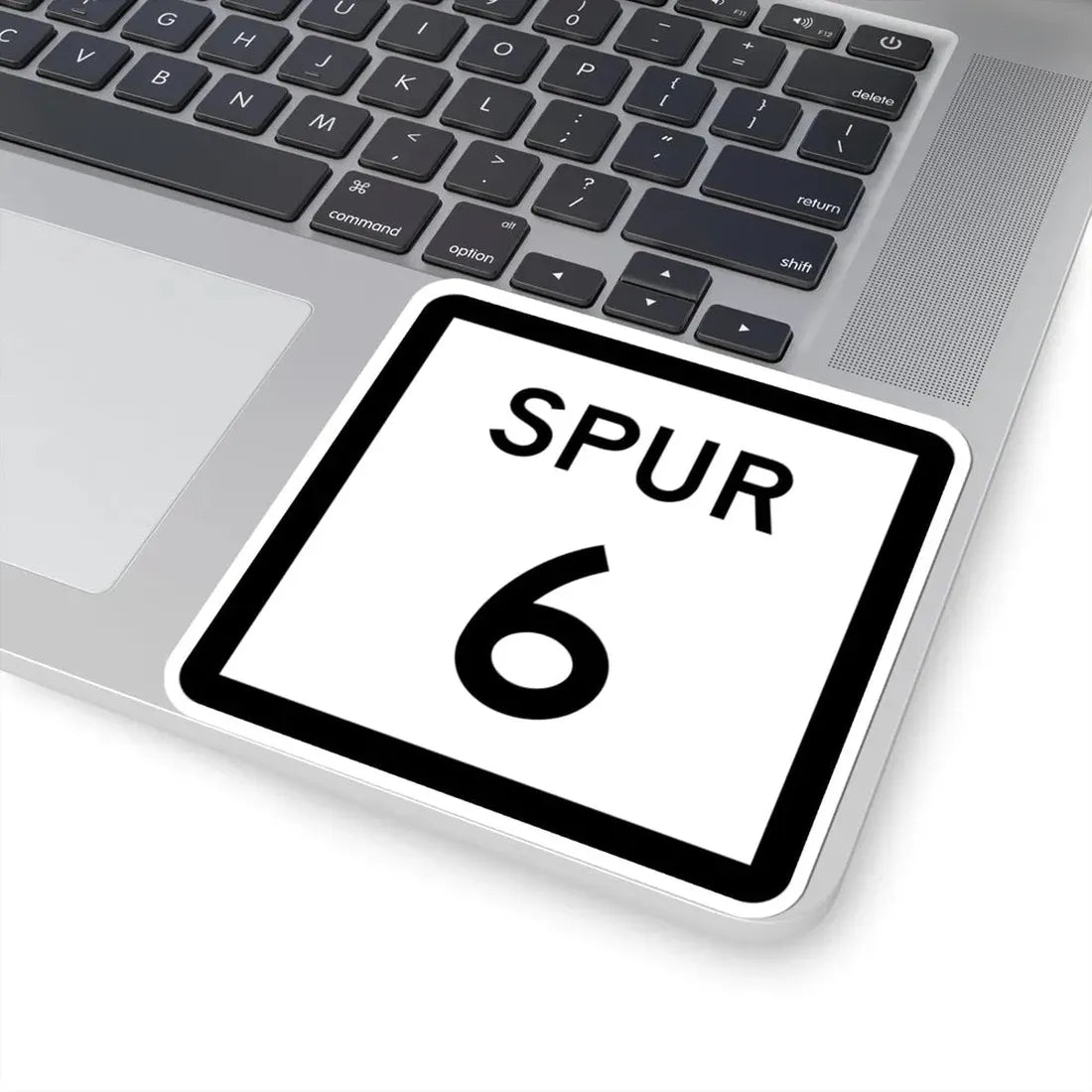 Texas Spur 6 (Texas) (Road Sign) STICKER Vinyl Kiss-Cut Decal - The Sticker Space