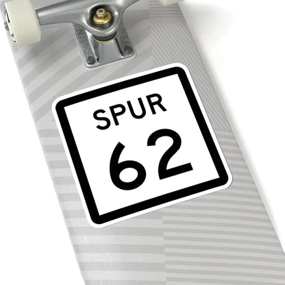 Texas Spur 62 (Texas) (Road Sign) STICKER Vinyl Kiss-Cut Decal - The Sticker Space