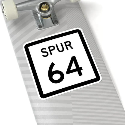 Texas Spur 64 (Texas) (Road Sign) STICKER Vinyl Kiss-Cut Decal - The Sticker Space