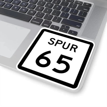 Texas Spur 65 (Texas) (Road Sign) STICKER Vinyl Kiss-Cut Decal - The Sticker Space