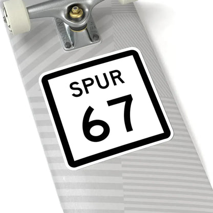 Texas Spur 67 (Texas) (Road Sign) STICKER Vinyl Kiss-Cut Decal - The Sticker Space