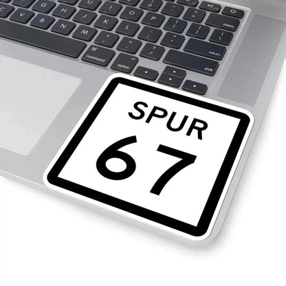 Texas Spur 67 (Texas) (Road Sign) STICKER Vinyl Kiss-Cut Decal - The Sticker Space