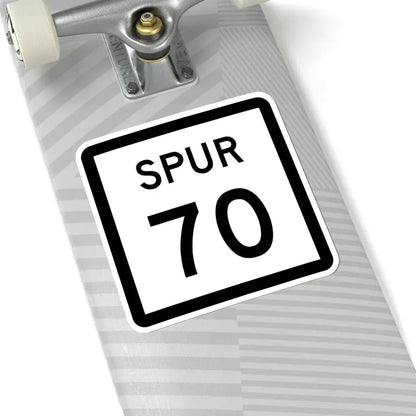 Texas Spur 70 (Texas) (Road Sign) STICKER Vinyl Kiss-Cut Decal - The Sticker Space