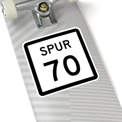 Texas Spur 70 (Texas) (Road Sign) STICKER Vinyl Kiss-Cut Decal - The Sticker Space