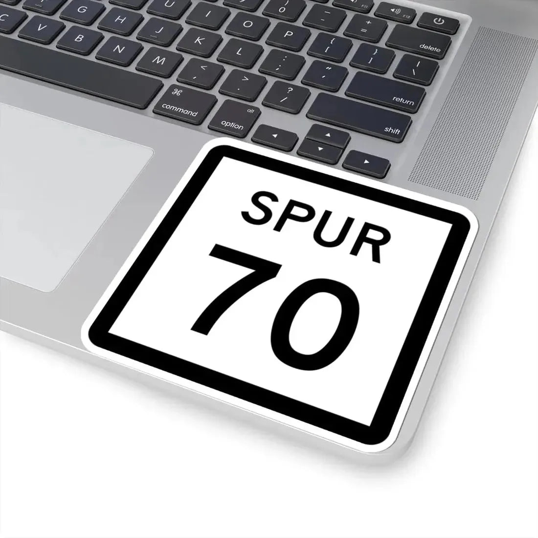 Texas Spur 70 (Texas) (Road Sign) STICKER Vinyl Kiss-Cut Decal - The Sticker Space