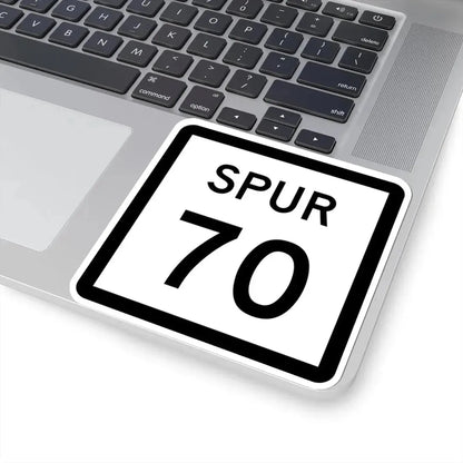 Texas Spur 70 (Texas) (Road Sign) STICKER Vinyl Kiss-Cut Decal - The Sticker Space