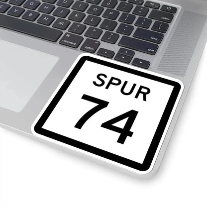 Texas Spur 74 (Texas) (Road Sign) STICKER Vinyl Kiss-Cut Decal - The Sticker Space