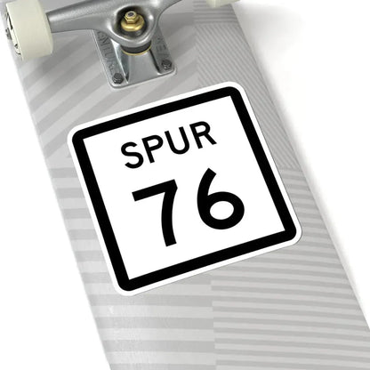 Texas Spur 76 (Texas) (Road Sign) STICKER Vinyl Kiss-Cut Decal - The Sticker Space