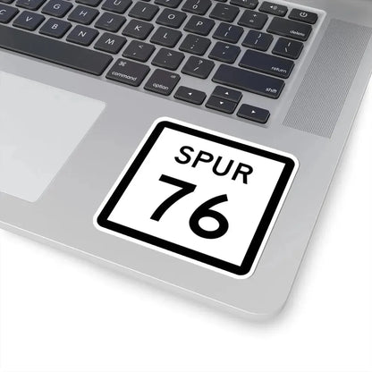 Texas Spur 76 (Texas) (Road Sign) STICKER Vinyl Kiss-Cut Decal - The Sticker Space