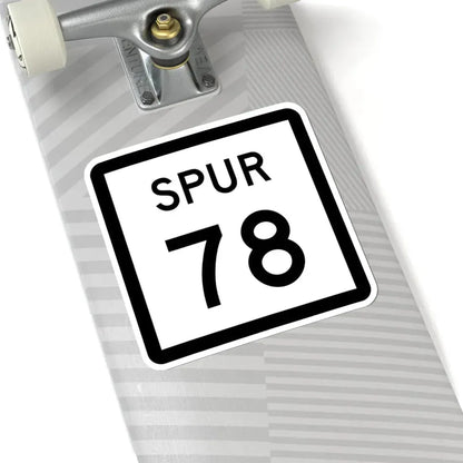 Texas Spur 78 (Texas) (Road Sign) STICKER Vinyl Kiss-Cut Decal - The Sticker Space