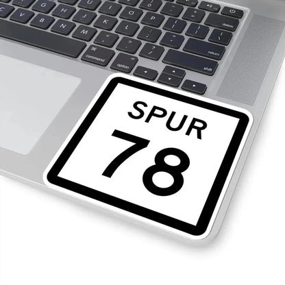Texas Spur 78 (Texas) (Road Sign) STICKER Vinyl Kiss-Cut Decal - The Sticker Space
