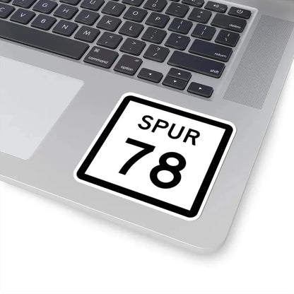 Texas Spur 78 (Texas) (Road Sign) STICKER Vinyl Kiss-Cut Decal - The Sticker Space