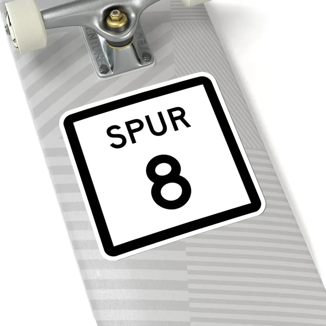 Texas Spur 8 (Texas) (Road Sign) STICKER Vinyl Kiss-Cut Decal - The Sticker Space