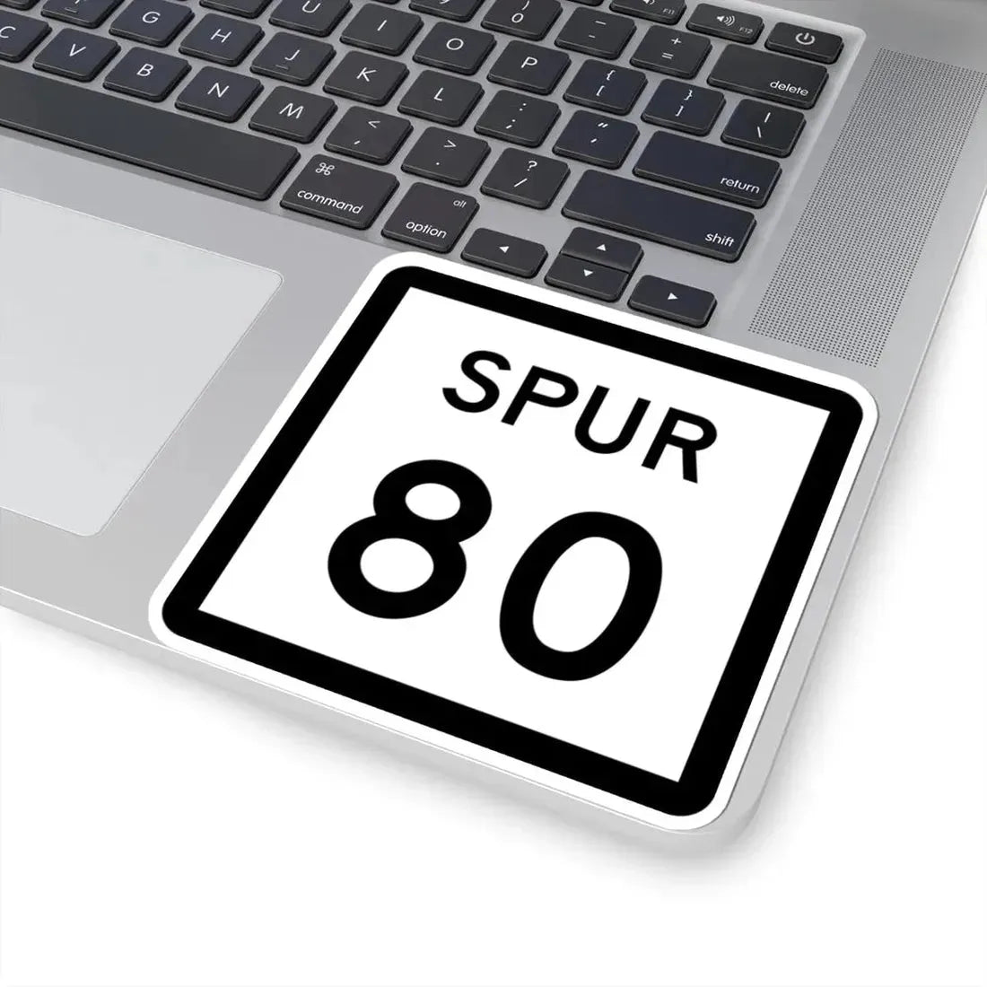 Texas Spur 80 (Texas) (Road Sign) STICKER Vinyl Kiss-Cut Decal - The Sticker Space