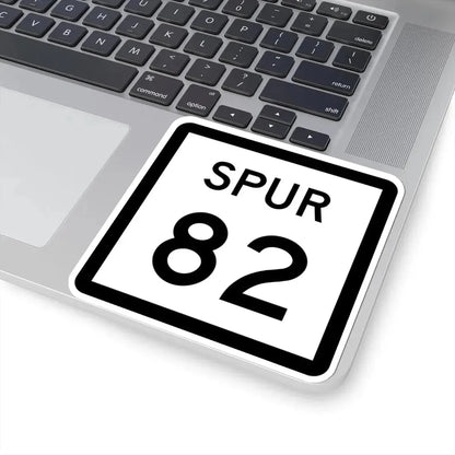 Texas Spur 82 (Texas) (Road Sign) STICKER Vinyl Kiss-Cut Decal - The Sticker Space