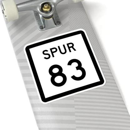 Texas Spur 83 (Texas) (Road Sign) STICKER Vinyl Kiss-Cut Decal - The Sticker Space